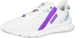 Puma Women's Weave XT Sneaker, White-Milky Blue-Royal Lilac, 6 M US Big Kid