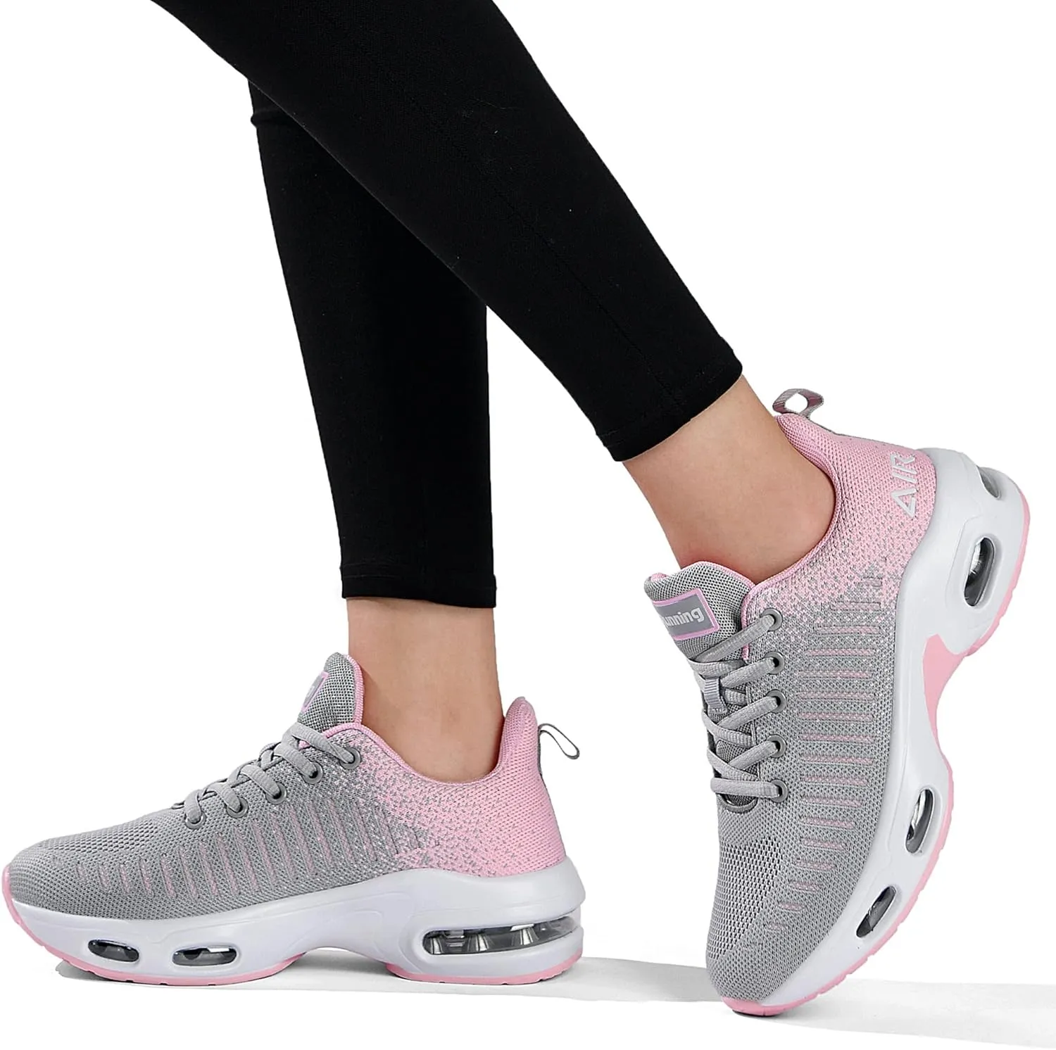 QAUPPE Womens Fashion Lightweight Air Sports Walking Sneakers Breathable Gym Jogging Running Tennis Shoes US 5.5-11 B(M)…
