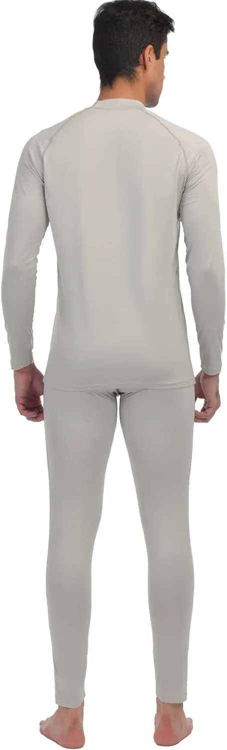 qualidyne Thermal Underwear for Men Long Johns Fleece Lined Winter Warm Base Layer Set Bottom Top for Cold Weather