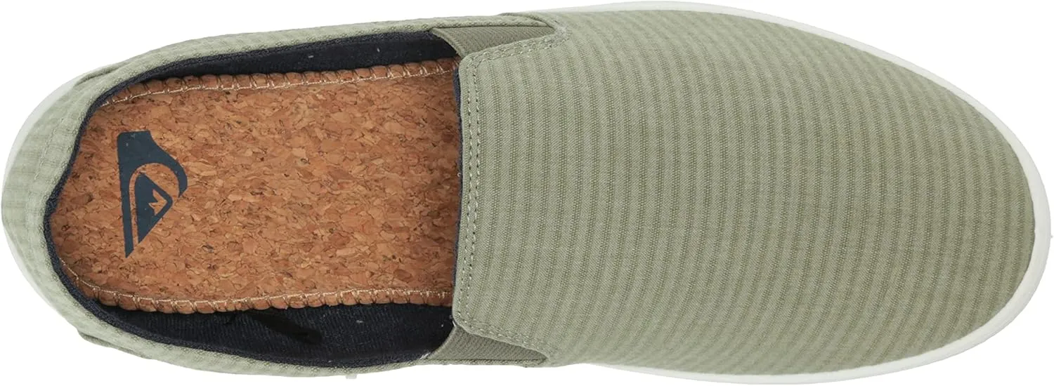 Quiksilver Men's Harbor Warf Slip-on Lowtop Casual Shoe Sneaker Boat
