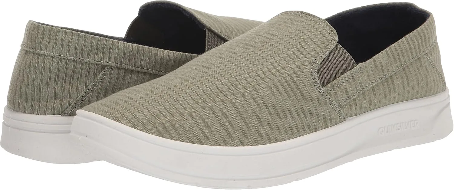 Quiksilver Men's Harbor Warf Slip-on Lowtop Casual Shoe Sneaker Boat