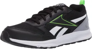 Reebok Boy's Almotio 5.0 Running Shoe, Black/Cool Shadow/Solar Green, 7 M US Little Kid