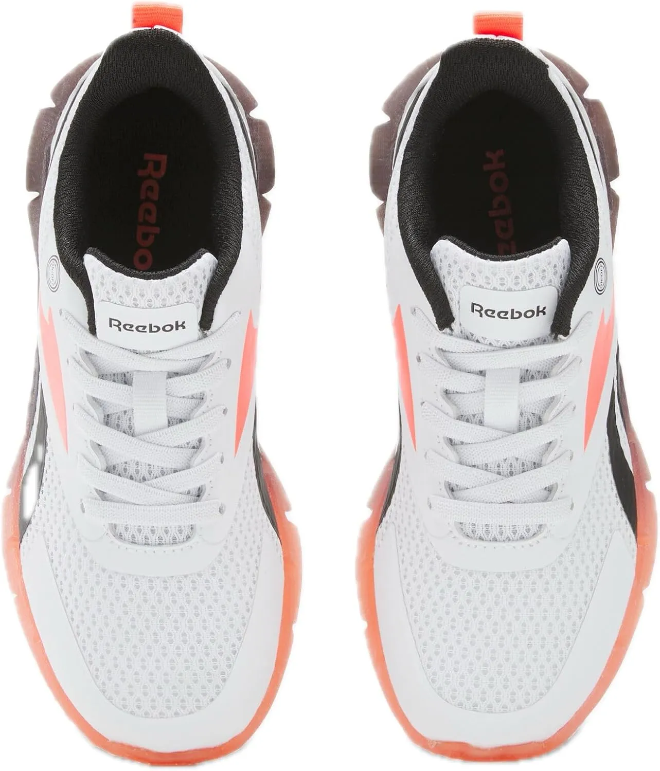 Reebok Boy's Zig N' Glow Elastic Lace Sneaker