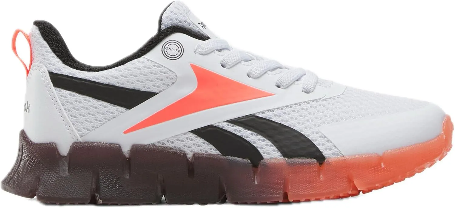 Reebok Boy's Zig N' Glow Elastic Lace Sneaker