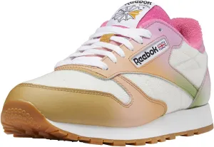 Reebok Men's Classic Leather Sneaker, Chalk/Atomic Pink/Radiant Ochre, 9