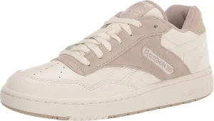 Reebok unisex-adult BB 4000 Sneaker ,Classic White/modern Beige/Classic White, 8 M US