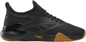 Reebok Unisex Nano Court Sneaker, Black/Grey 6/Heritage Gold, 4 US Men