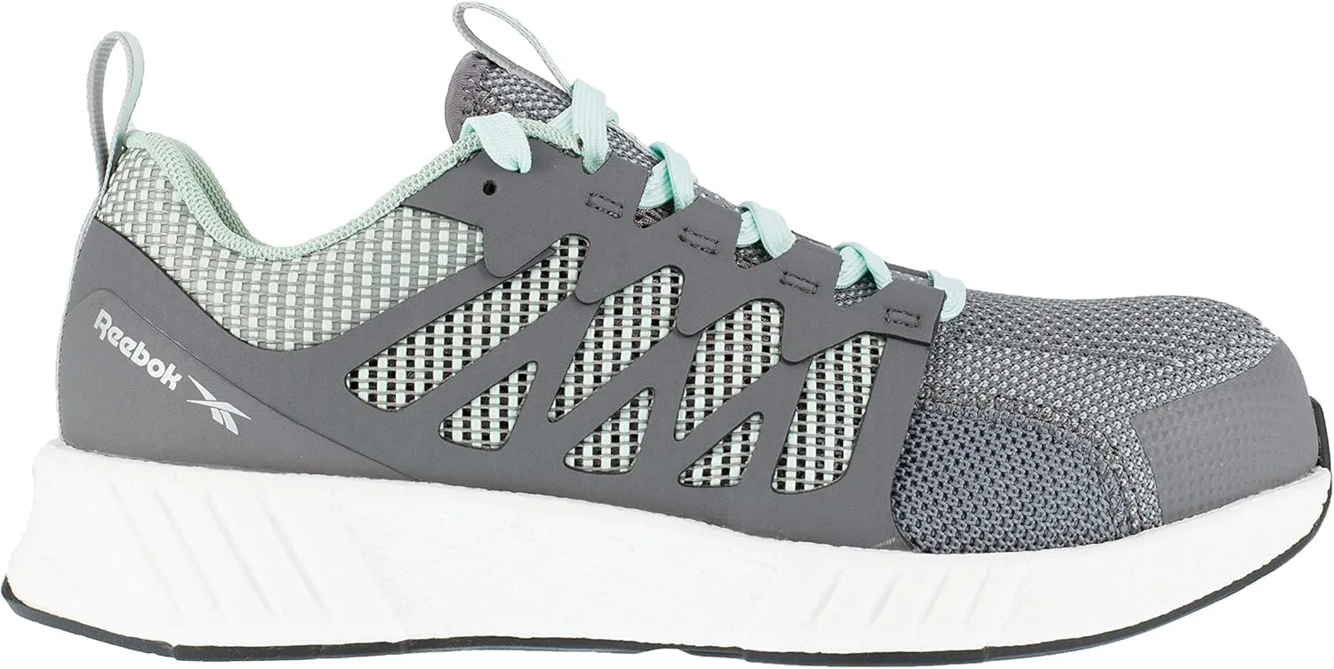 Reebok Women's Rb316 Fusion Flexweave Safety Toe Athletic Work Shoe Grey