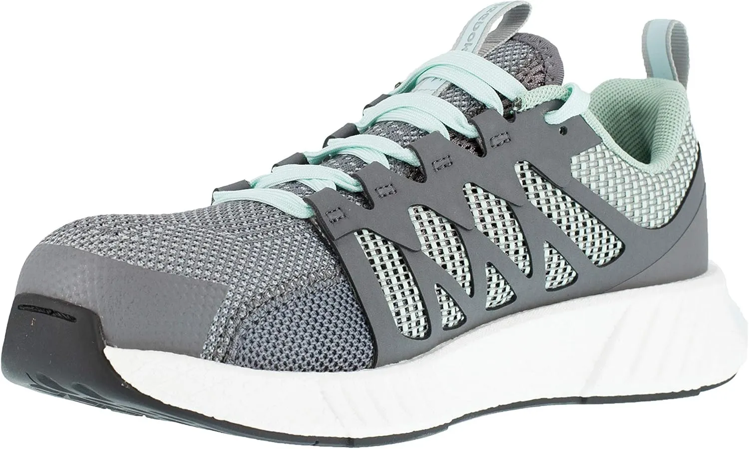 Reebok Women's Rb316 Fusion Flexweave Safety Toe Athletic Work Shoe Grey
