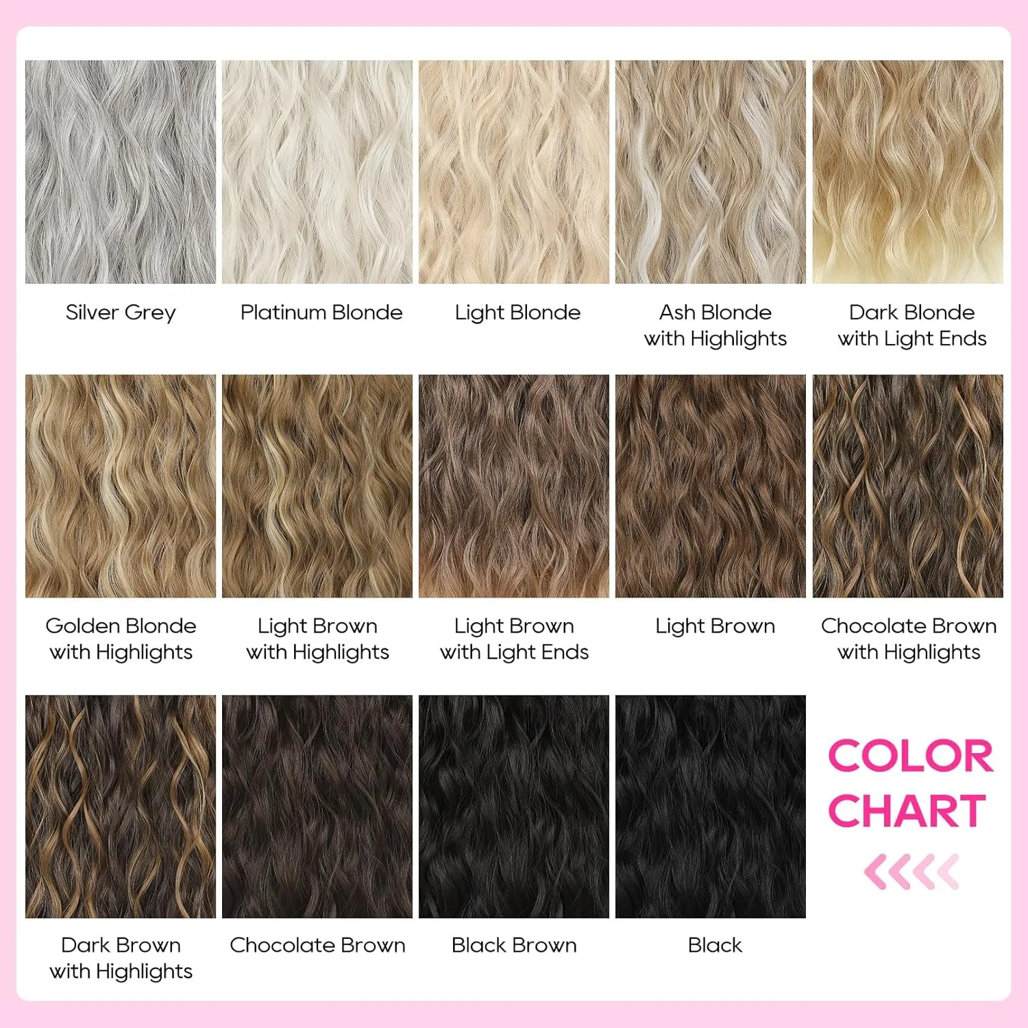 REECHO Clip-in Hair Extensions, 4PCS 14" Short Wavy Hairpieces - Invisible Lace Weft, Natural Soft Hair - Light Brown with Light Ends