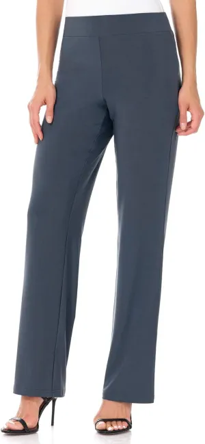 Rekucci Travel in Style Women's Soft Knit Classic Straight Leg Pant