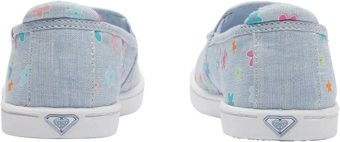 Roxy Girls Minnow Slip on Sneaker Shoe
