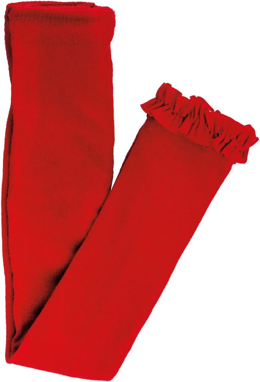RuffleButts Baby/Toddler Girls Footless Ruffled Tights