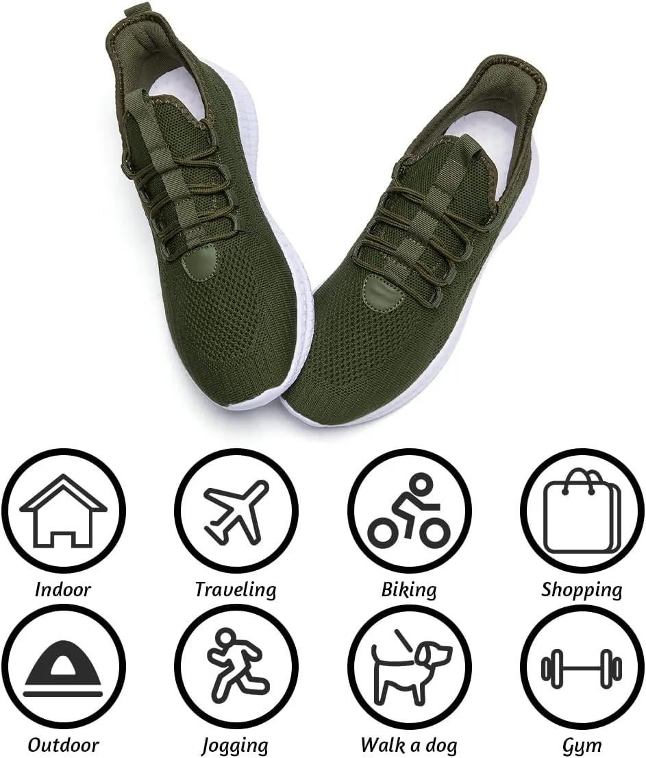 Running Shoes for Men Casual Slip on Tennis Shoes Fashion Sneaker Lightweight Breathable Gym Athletic Sports Walking Shoes