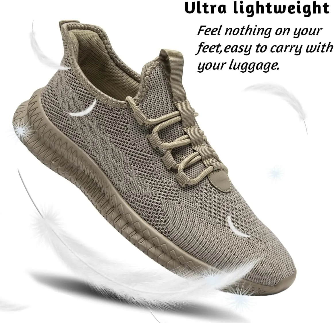 Running Shoes for Men Casual Slip on Tennis Shoes Fashion Sneaker Lightweight Breathable Gym Athletic Sports Walking Shoes