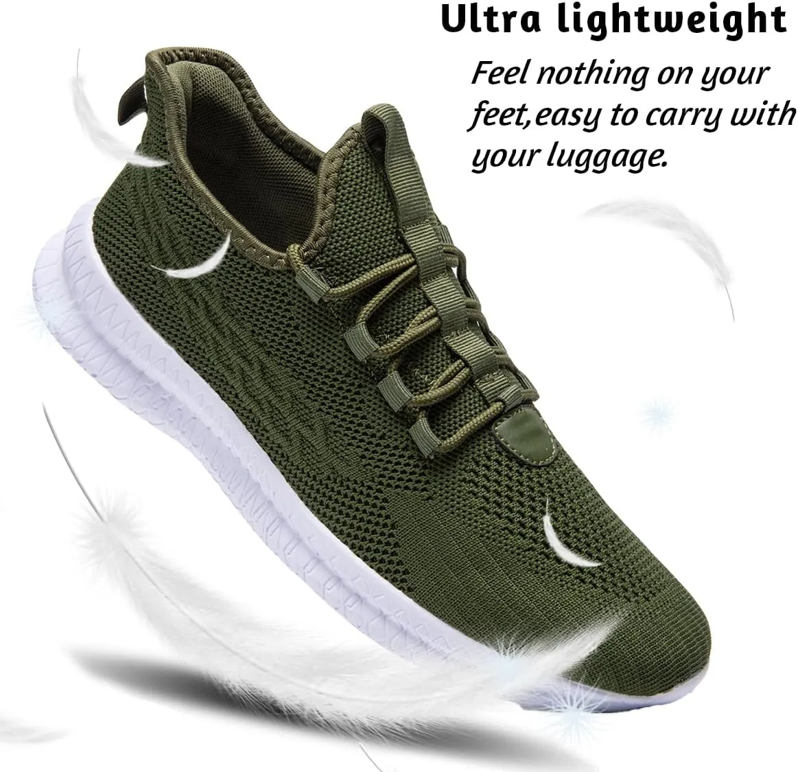 Running Shoes for Men Casual Slip on Tennis Shoes Fashion Sneaker Lightweight Breathable Gym Athletic Sports Walking Shoes