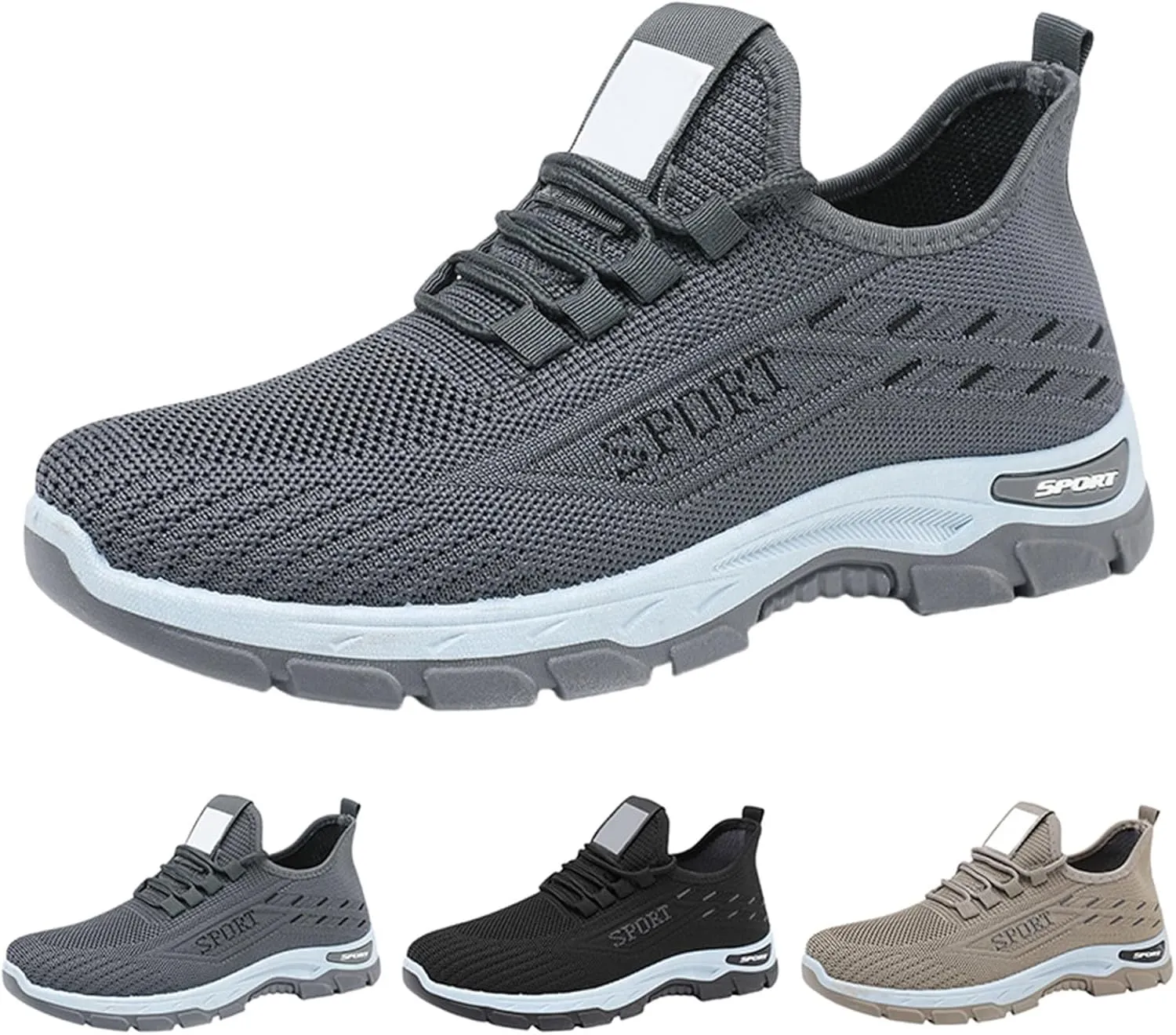 Running Shoes for Men Gym Tennis Athletic Mesh Sneakers Lightweight Sports Fashion Breathable Casual Shoes