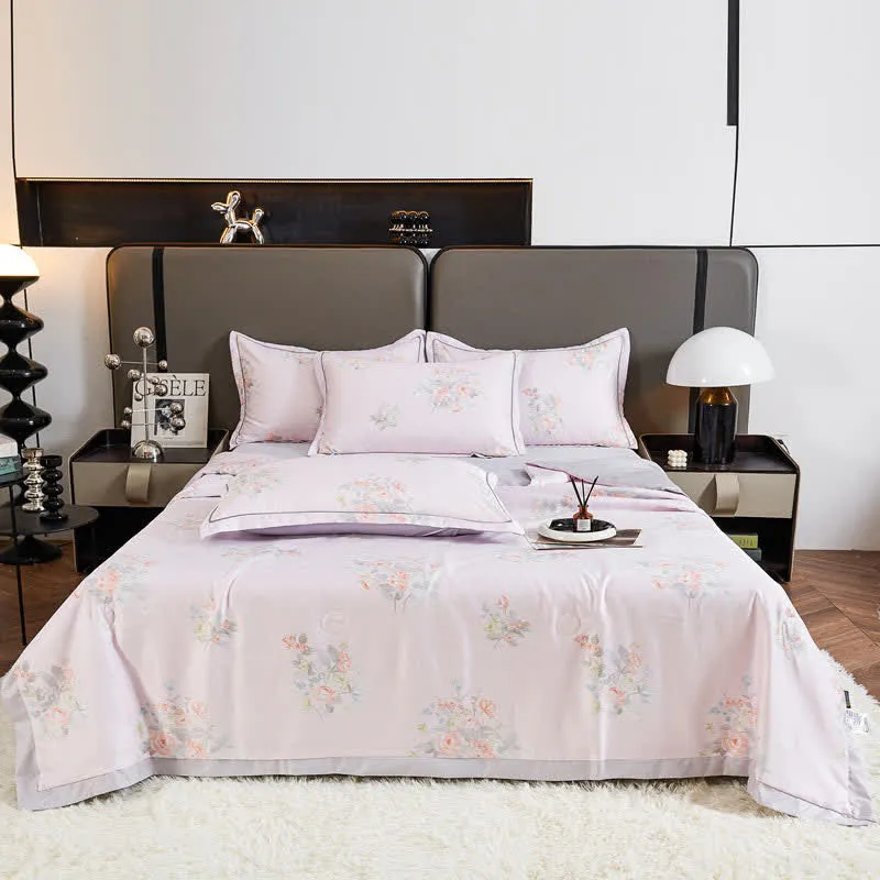 Rustic Fresh Floral Comfy Summer Quilt Bedding