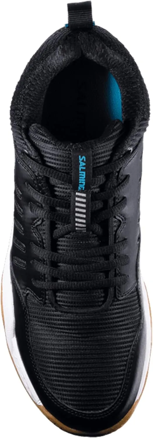 Salming Rival Men's Squash Shoes (White/Supersonic) & Black/White Colors (Squash, Racquetball, Volleyball, Floorball)