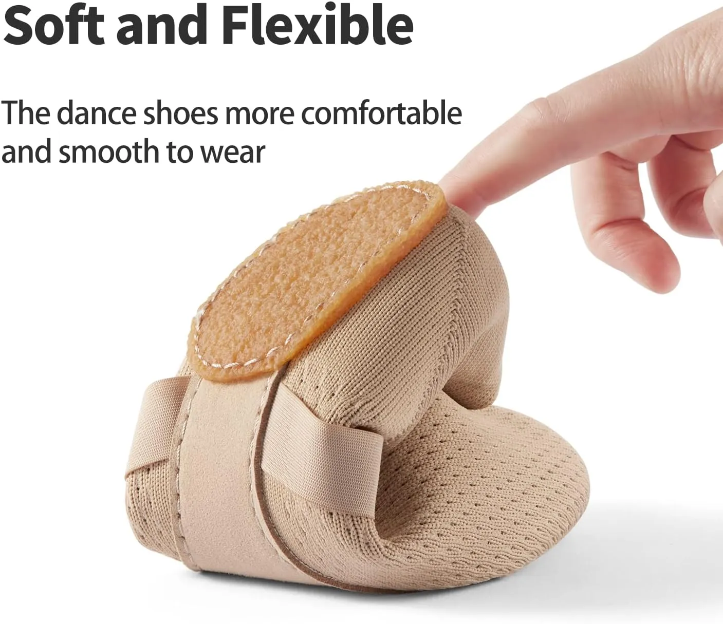 SANGEESON Jazz Shoe Slip-on for Women and Men's Dance Shoes