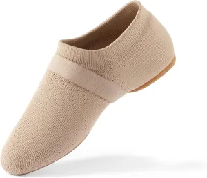 SANGEESON Jazz Shoe Slip-on for Women and Men's Dance Shoes