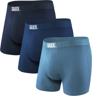 SAXX Underwear Co. Men's Underwear with Pouch Ultra Super Soft Boxer Brief Fly 3Pk