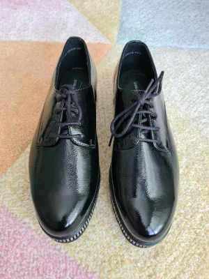 Schwarze Loafer, Gr. 39