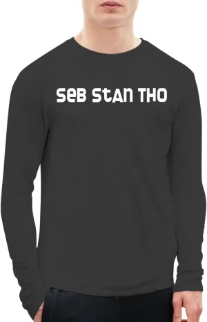 SEB Stan THO - A Soft & Comfortable Men's Long Sleeve T-Shirt CP05 Black