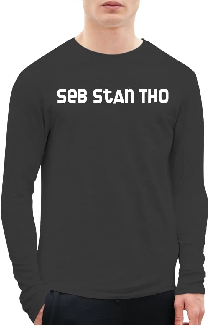 SEB Stan THO - A Soft & Comfortable Men's Long Sleeve T-Shirt CP05 Black