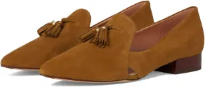 SHODENSE Women Tassel Loafer Flats Suede Slip On Pointed Closed Toe Flat Penny Loafers Dressy Ballerina Flats 4-11 M US