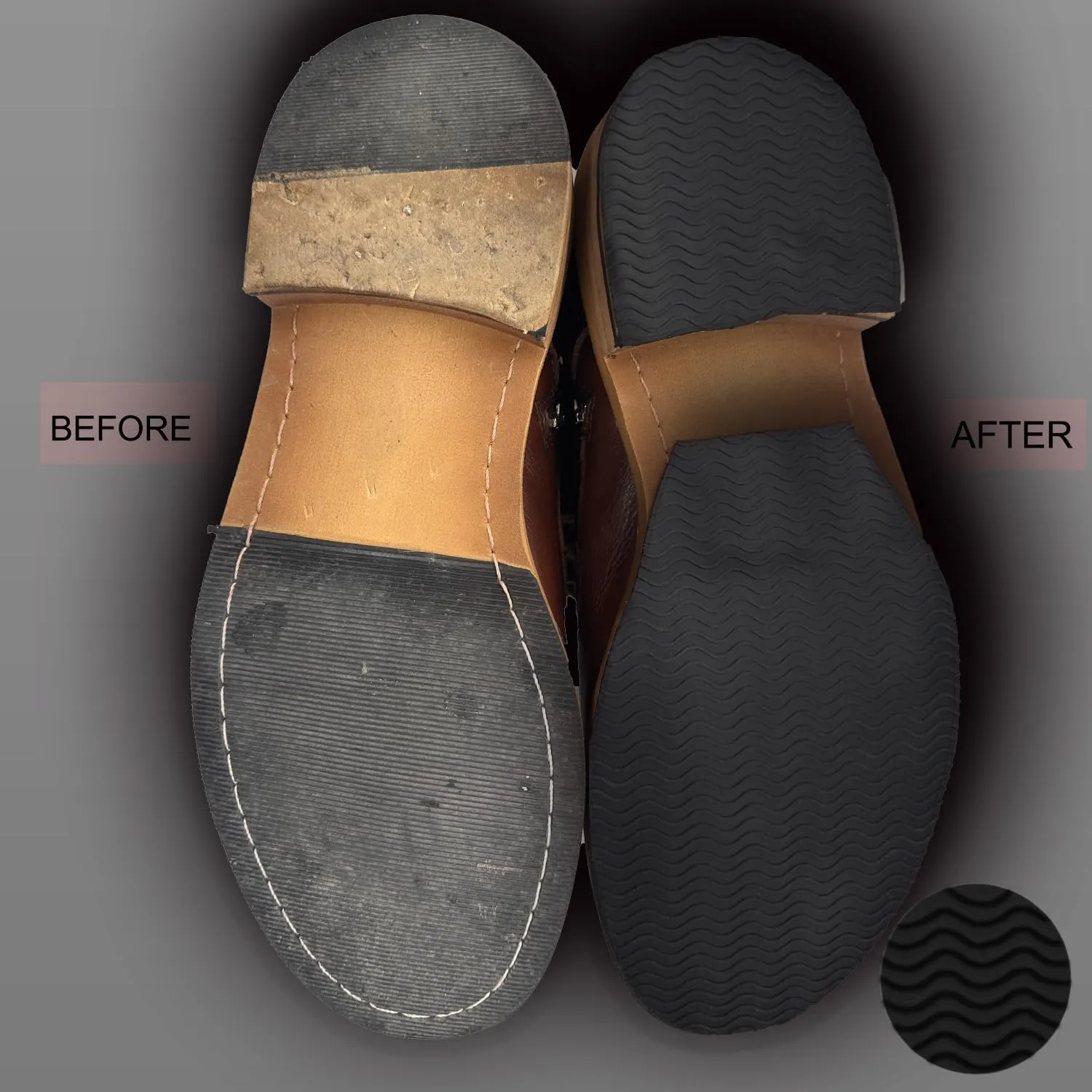 Shoe Sole Protectors Shoe Bottom Grip Pads Non-Slip Shoe Sole Pads Shoe Bottom Protector Shoes Cushion for High-Heels Leather Shoes on-Slip Shoes Cover Bottoms for Women (New Black) (5.9"×10.6")