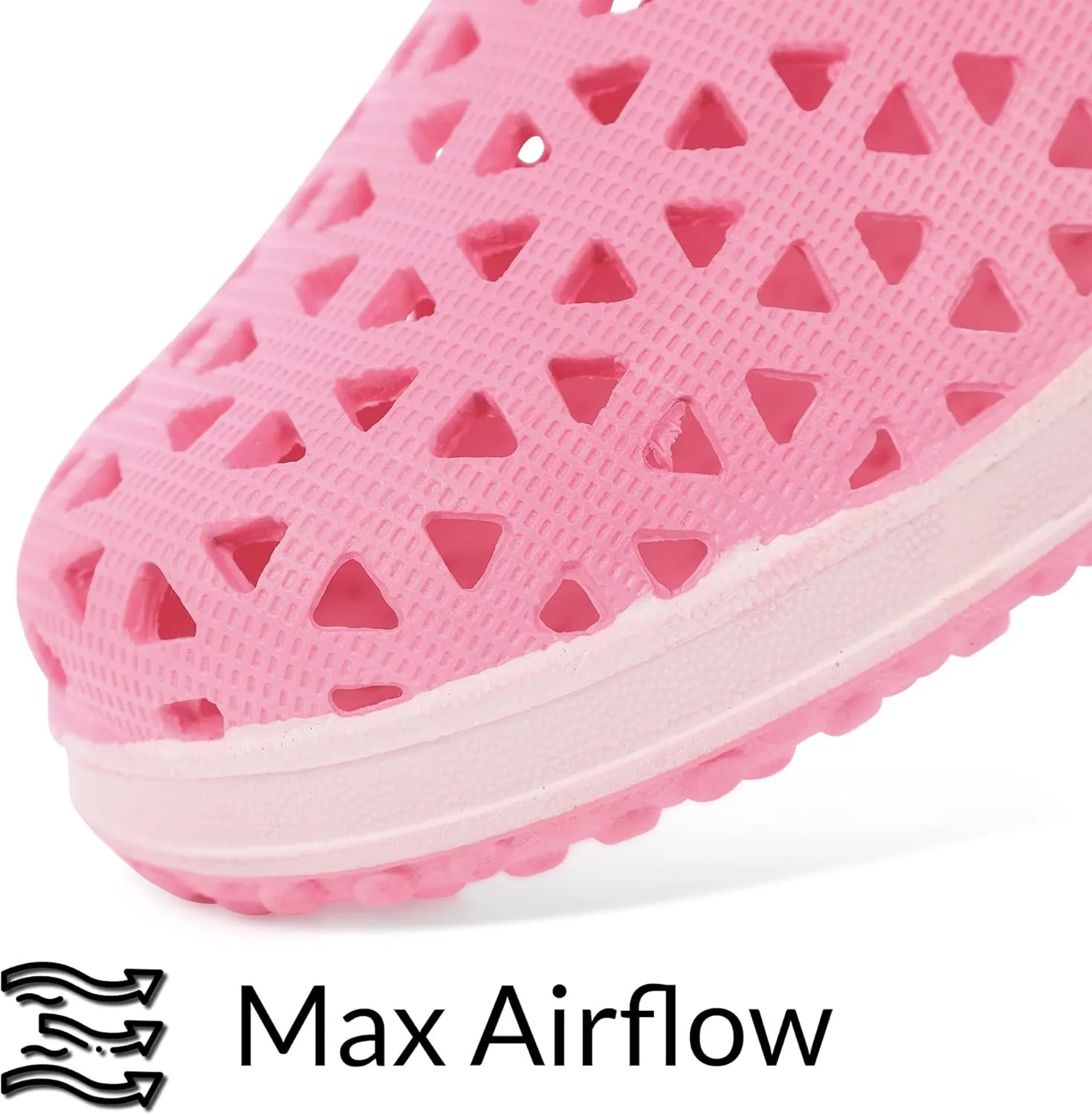 Shorepoint Outfitters Women's Vented Water Shoes, Non-Slip Shower Shoes, Pull-On Shoes for Pool, Beach, Garden, and Outdoors