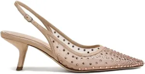 Slingback Pumps for Women Pointed Toe Heels Slip on Kitten Heels Sandals Dress Party Wedding