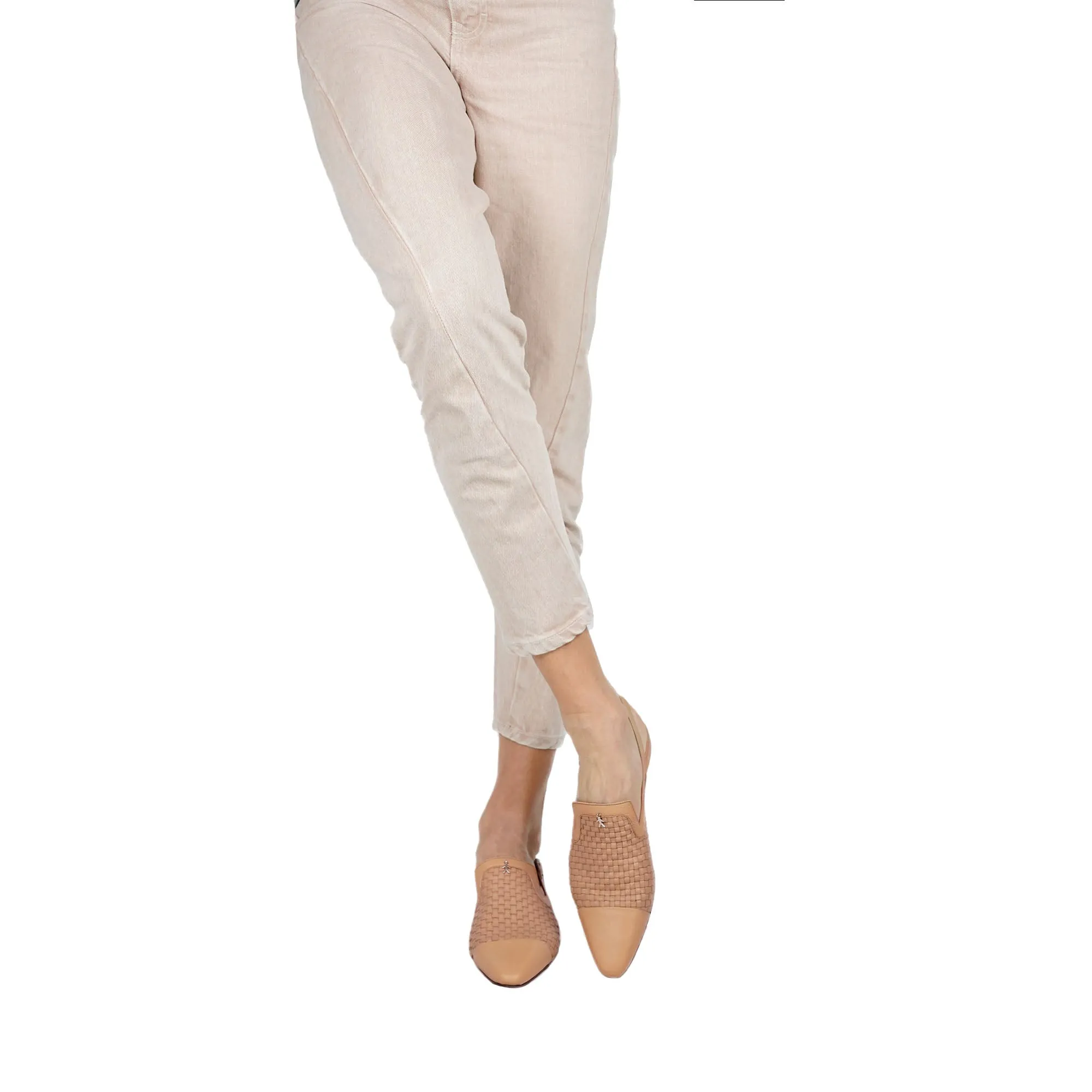 Slingback Shoes Intreccio Soft Fard