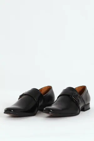 Slip On Buckle Loafer - Black