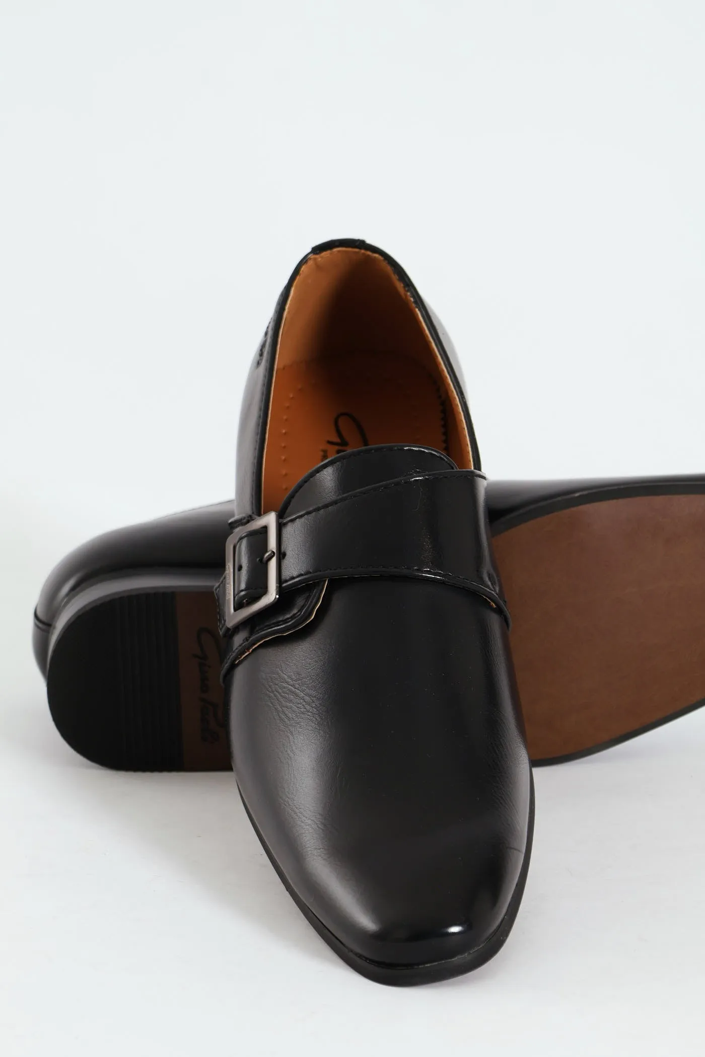 Slip On Buckle Loafer - Black