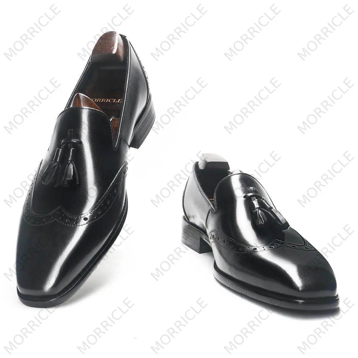 Smart Casual Wingtip Tassel Loafers