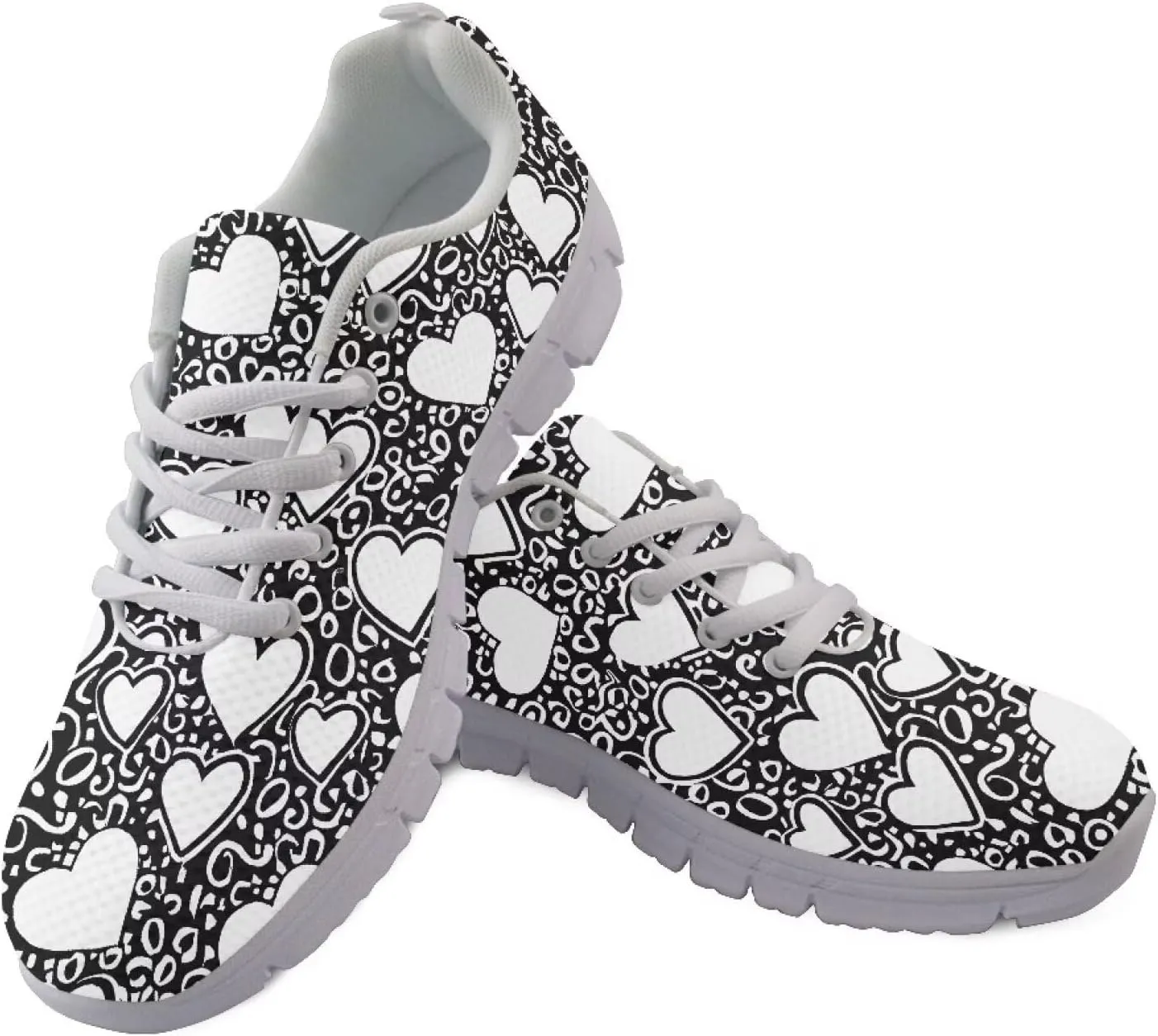 Sneakers Women Comfortable Lace Up Flat Athletic Workout Hiking Shoes Women Non-Slip Holiday Exercise Running Sneakers Ladies US 5-12