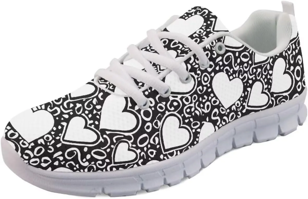 Sneakers Women Comfortable Lace Up Flat Athletic Workout Hiking Shoes Women Non-Slip Holiday Exercise Running Sneakers Ladies US 5-12