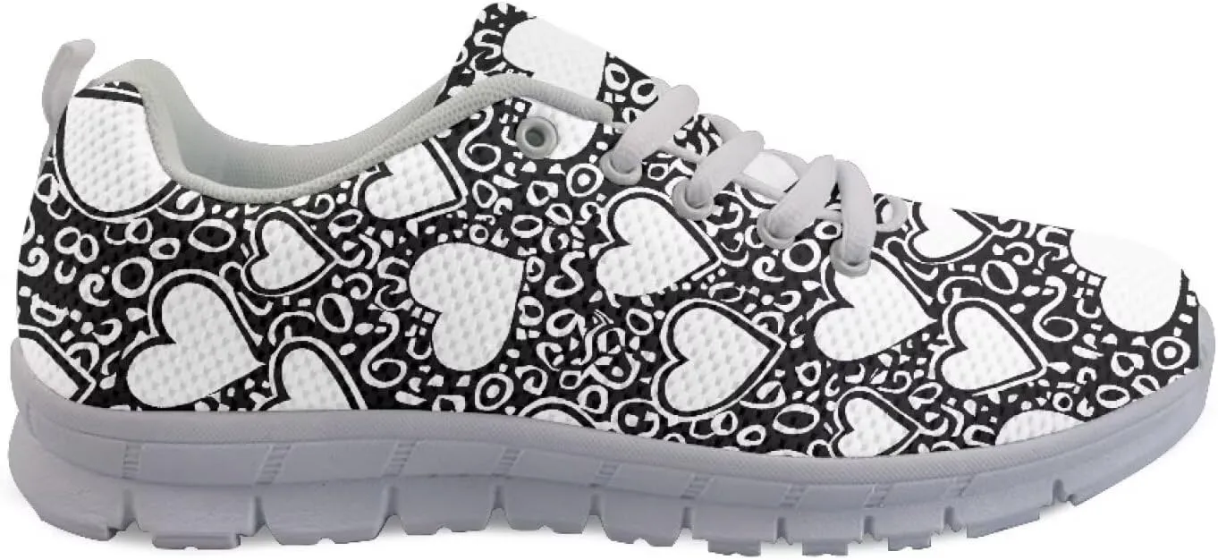 Sneakers Women Comfortable Lace Up Flat Athletic Workout Hiking Shoes Women Non-Slip Holiday Exercise Running Sneakers Ladies US 5-12