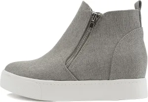 Soda Womens Taylor Nubuck Hight Top Slip On Fashion Sneakers