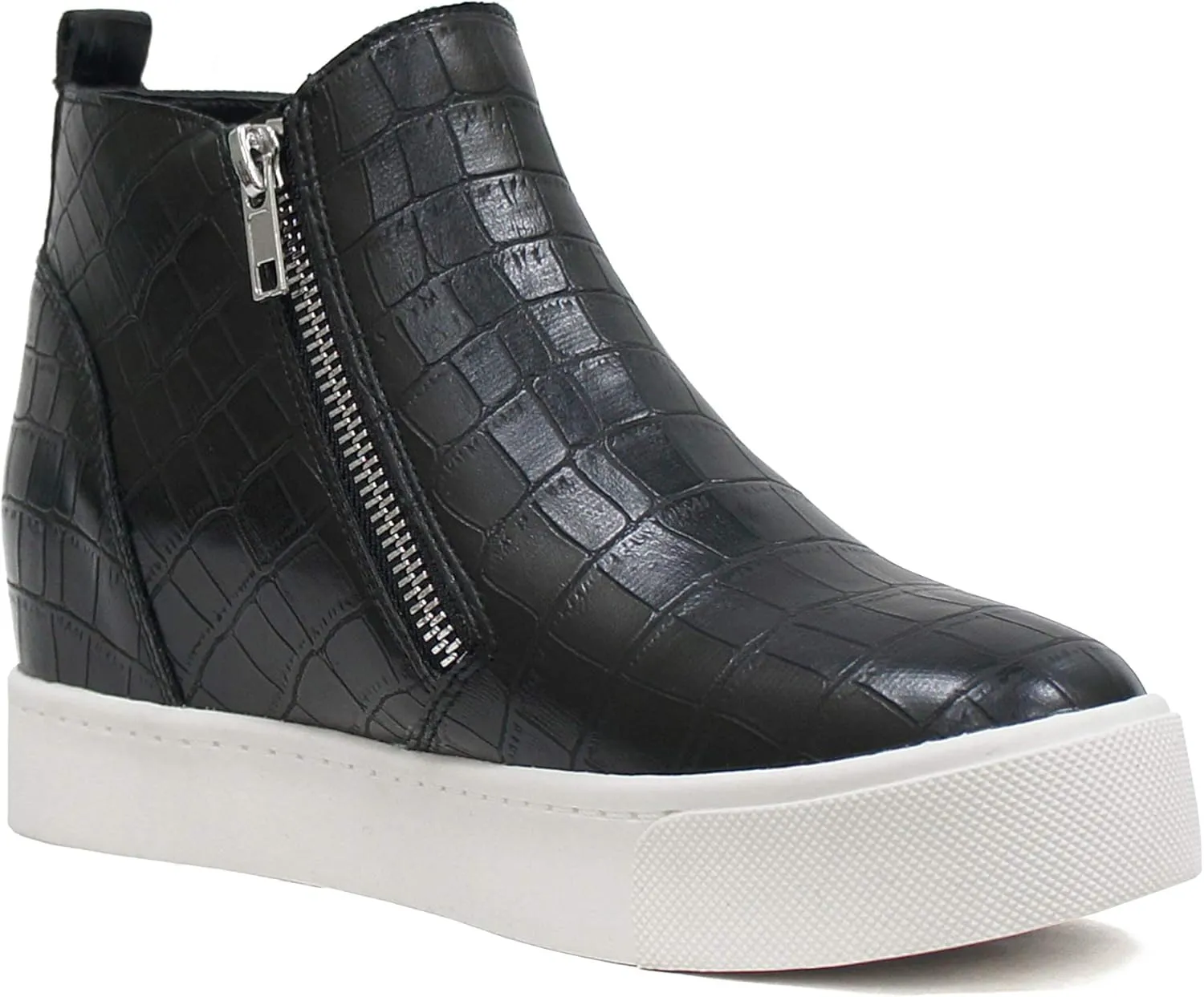 Soda Womens Taylor Nubuck Hight Top Slip On Fashion Sneakers