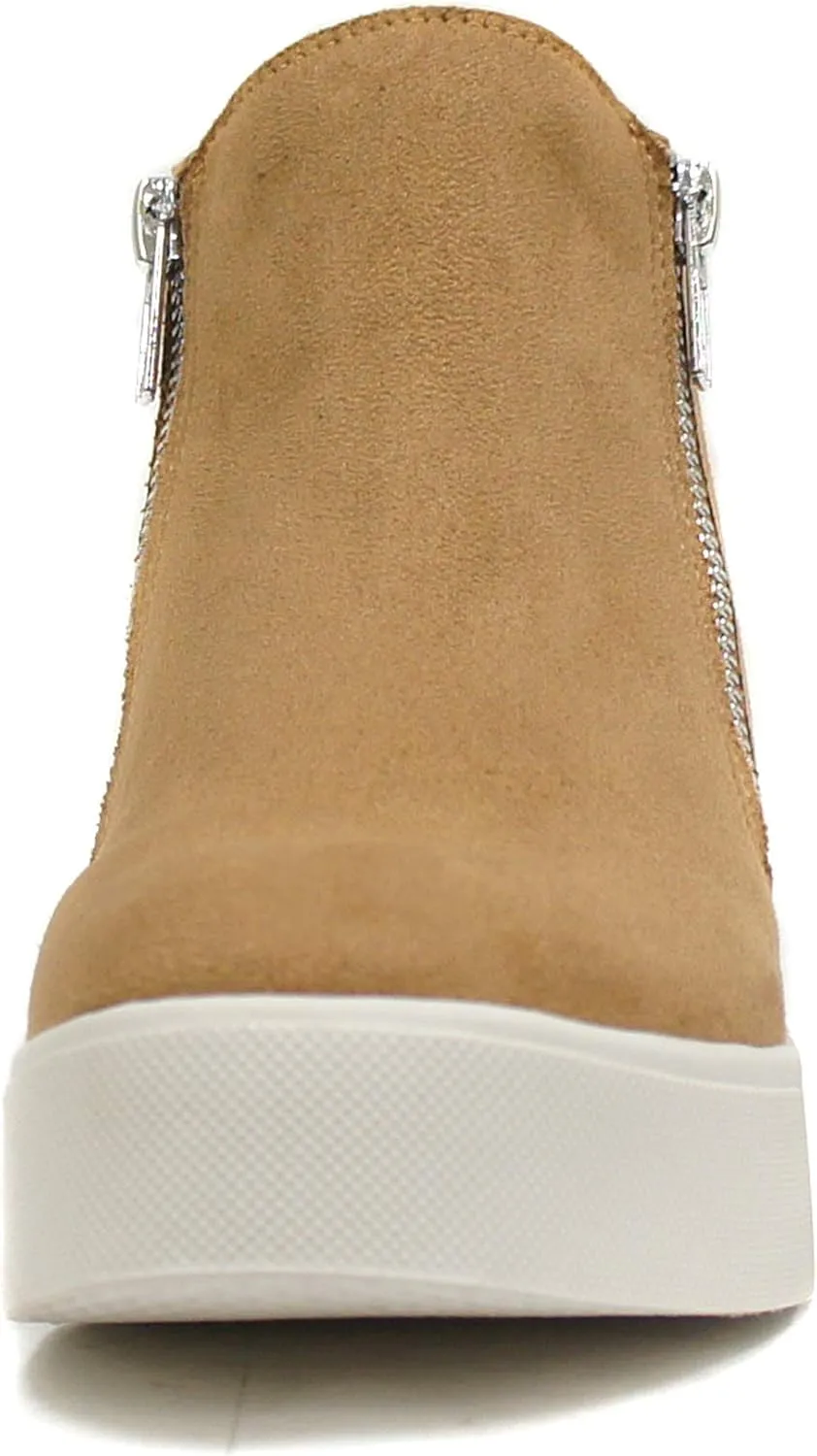 Soda Womens Taylor Nubuck Hight Top Slip On Fashion Sneakers