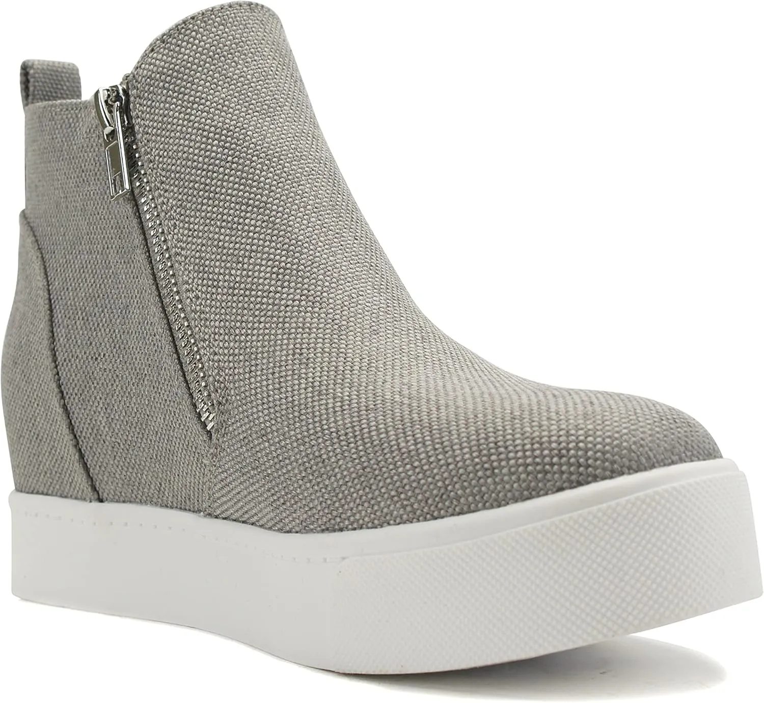 Soda Womens Taylor Nubuck Hight Top Slip On Fashion Sneakers