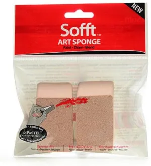 Soft Colorfin Art Sponges (Angle Slice Flat)