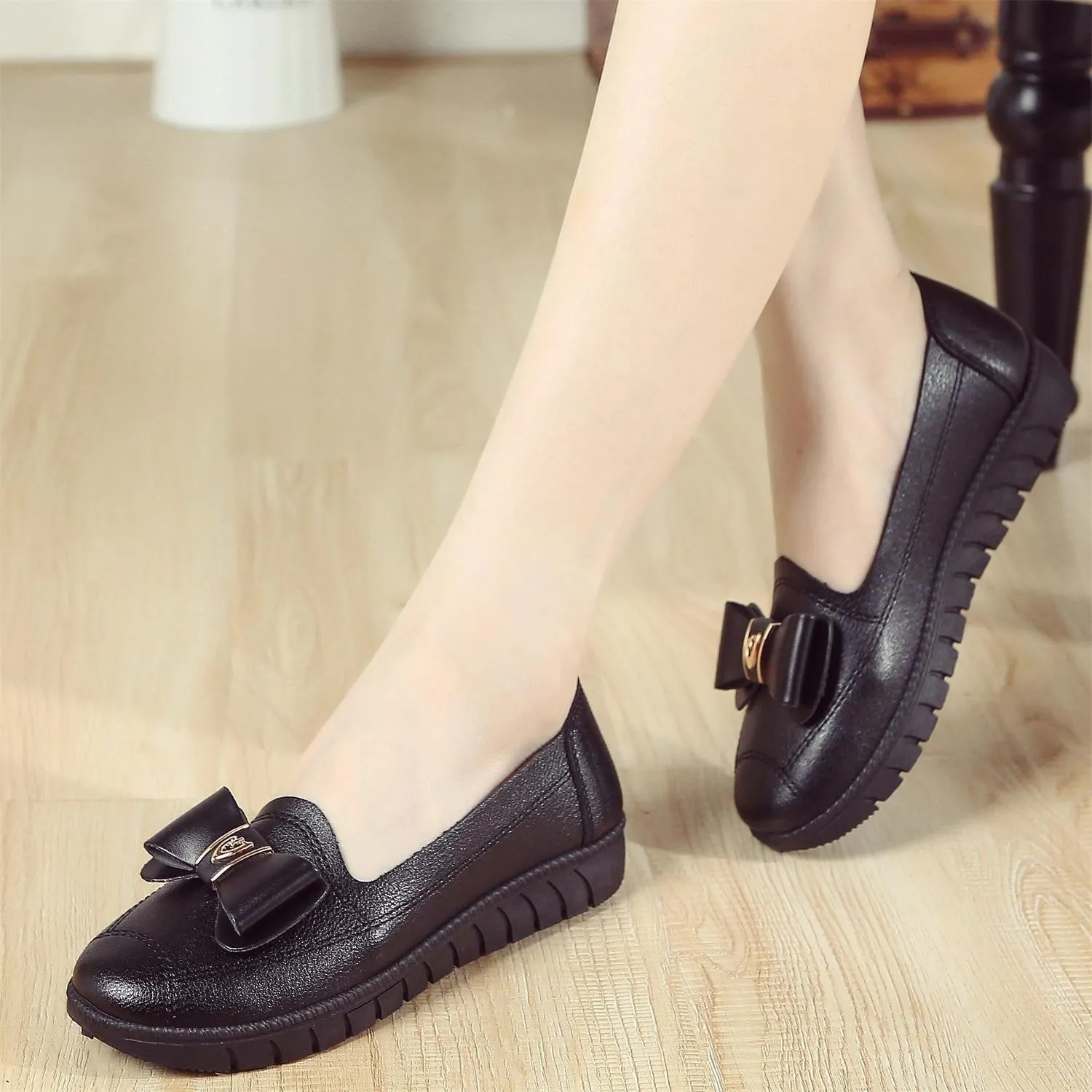 Soft Leather  Shoes Women