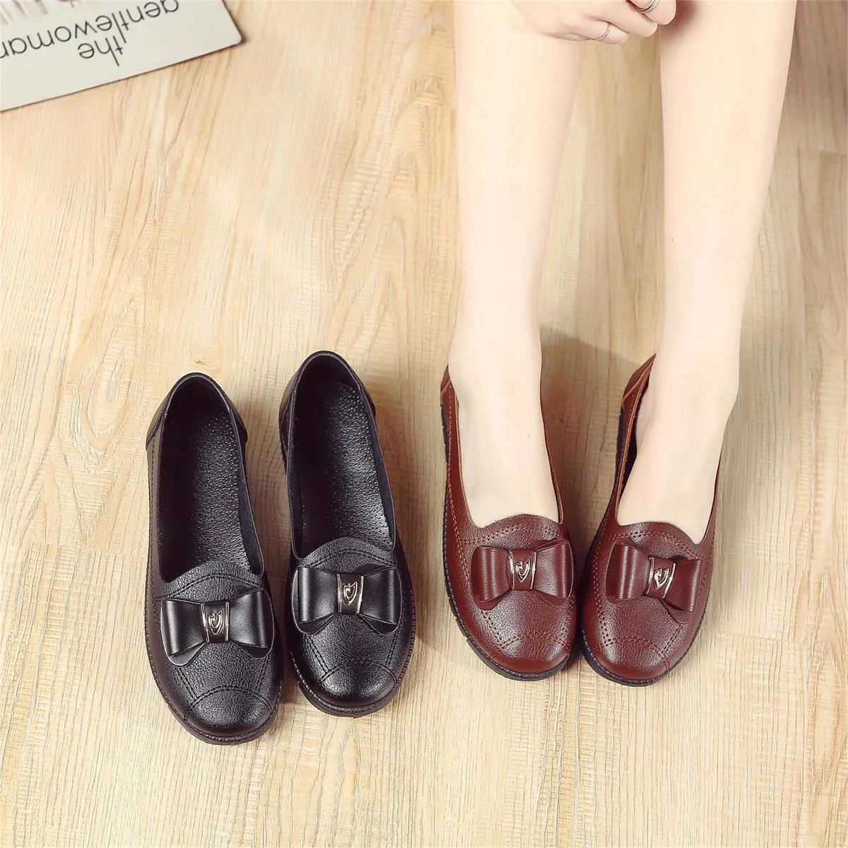 Soft Leather  Shoes Women