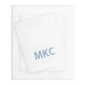 Soft White Flannel Flat Sheet