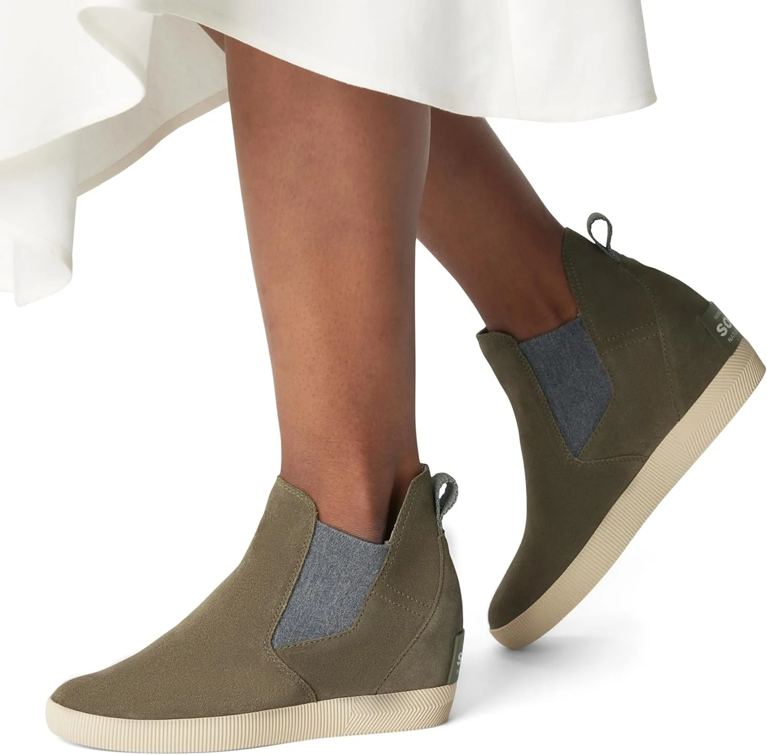 SOREL Women's Out N About Slip-On Wedge Boot