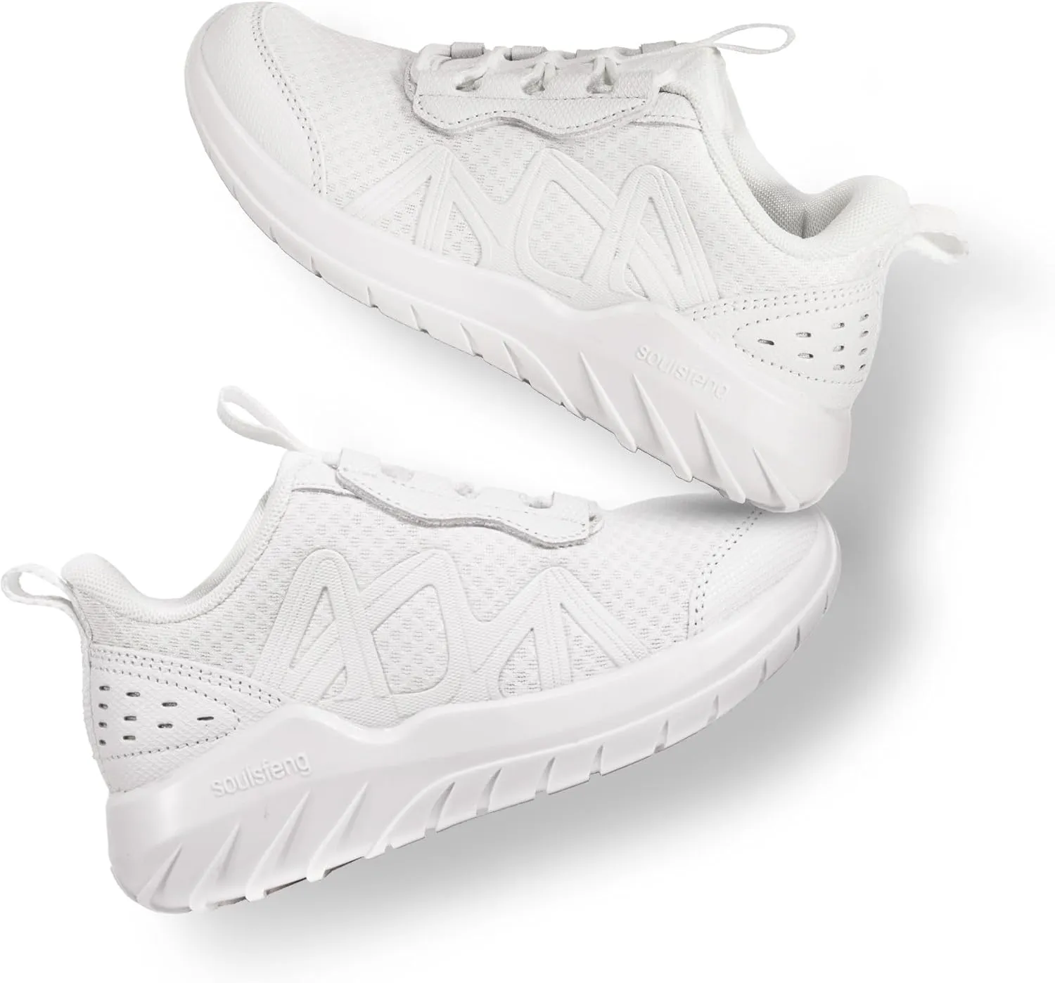 Soulsfeng Kids Tennis Shoes Lightweight Breathable Boys Running Shoe Fashion Walking Sneakers for Girls (Little Kid/Big Kid)